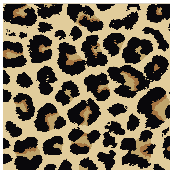 【レオパード①　012-a】ベージュ