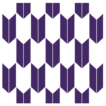 【矢絣　019-a】紫