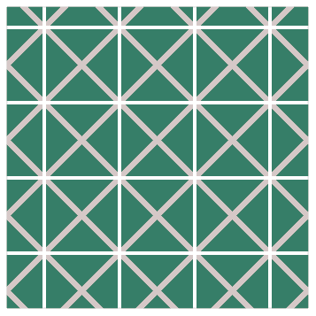 【幾何学②　028-b】緑色