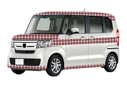 【チェック③　008-b】エンジ×ブラウン