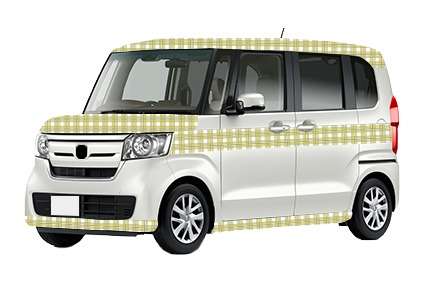 【チェック③　008-c】イエロー×グレー