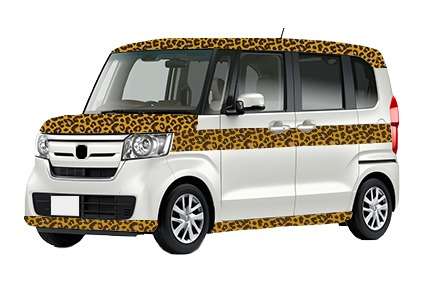 【レオパード①　012-b】オレンジブラウン