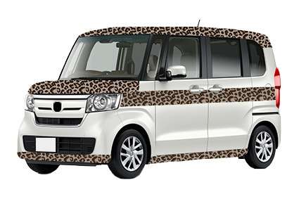 【レオパード①　012-e】グレー ジュ